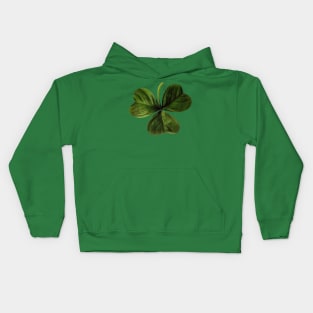 Shamrock Clover Irish Symbol Vector Cut Out Kids Hoodie